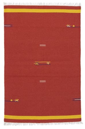 Kelim Rug - Trendy - 180 x 120 cm - red