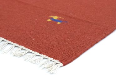 Kelim Rug - Trendy - 180 x 120 cm - red