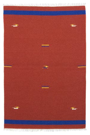 Kelim Rug - Trendy - 180 x 120 cm - red