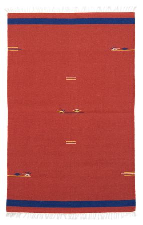 Kelim Rug - Trendy - 180 x 120 cm - red