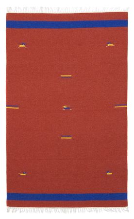 Kelim Rug - Trendy - 180 x 120 cm - red