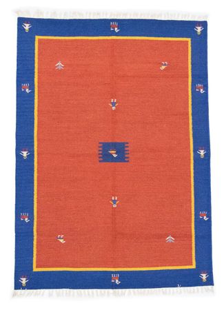 Kelim Rug - Trendy - 200 x 140 cm - orange