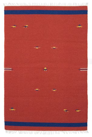 Kelim Rug - Trendy - 180 x 120 cm - red