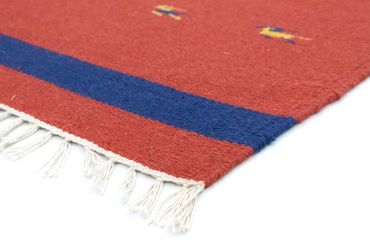 Kelim Rug - Trendy - 180 x 120 cm - red