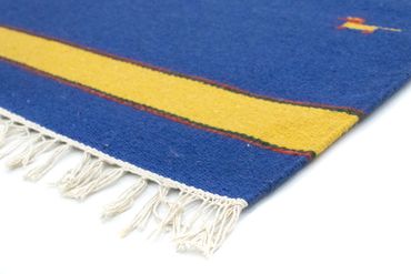 Kelim Rug - Trendy - 180 x 120 cm - blue