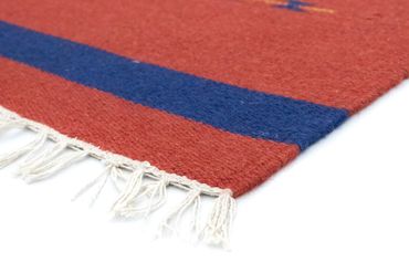 Kelim Rug - Trendy - 180 x 120 cm - red