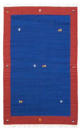 Kelim Rug - Trendy - 180 x 120 cm - blue