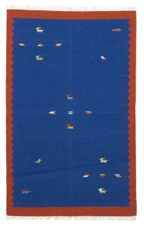 Kelim Rug - Trendy - 180 x 120 cm - blue