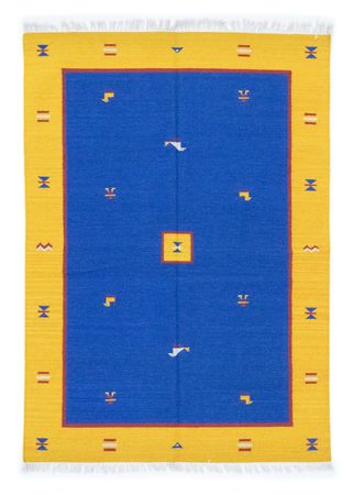 Kelim Rug - Trendy - 200 x 140 cm - blue