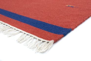 Kelim Rug - Trendy - 180 x 120 cm - red