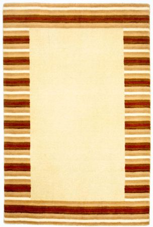 Wool Rug - 177 x 116 cm - beige