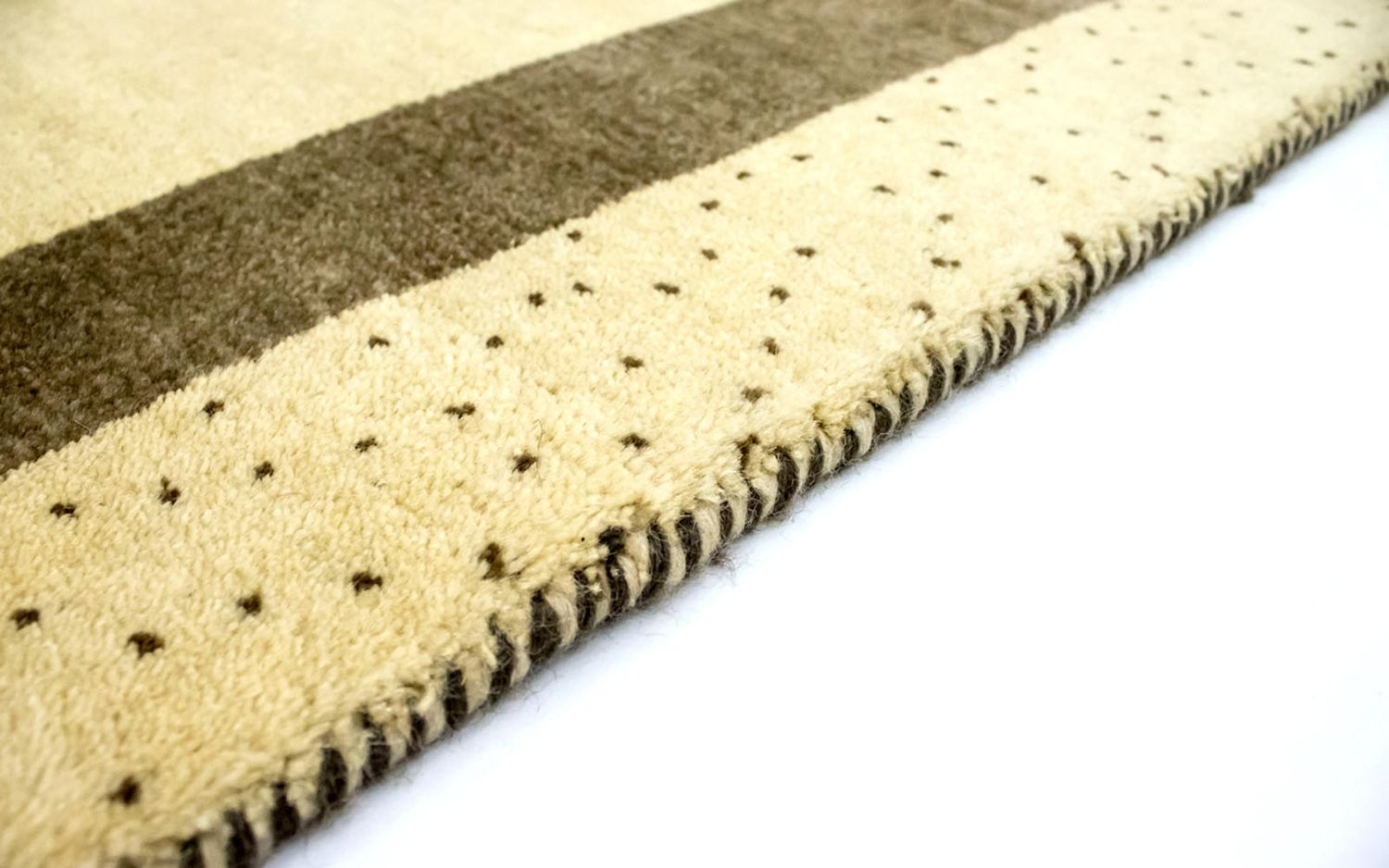 Gabbeh Rug - Loribaft Perser - 184 x 122 cm - beige