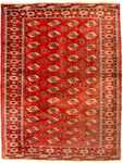 Afghan Rug - Bukhara - 229 x 174 cm - red