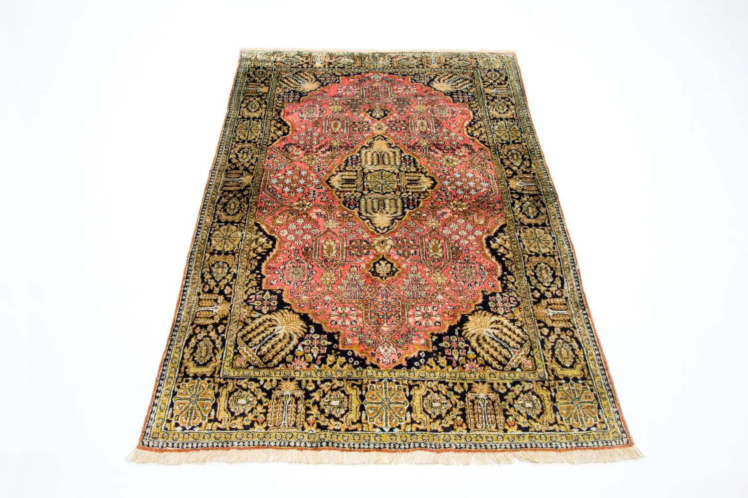 Silk Rug - Kayseri - 169 x 105 cm - pink