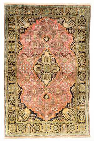 Silk Rug - Kayseri - 169 x 105 cm - pink