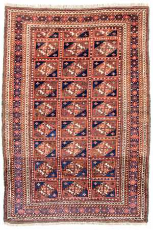 Afghan Rug - Bukhara - 164 x 105 cm - blue