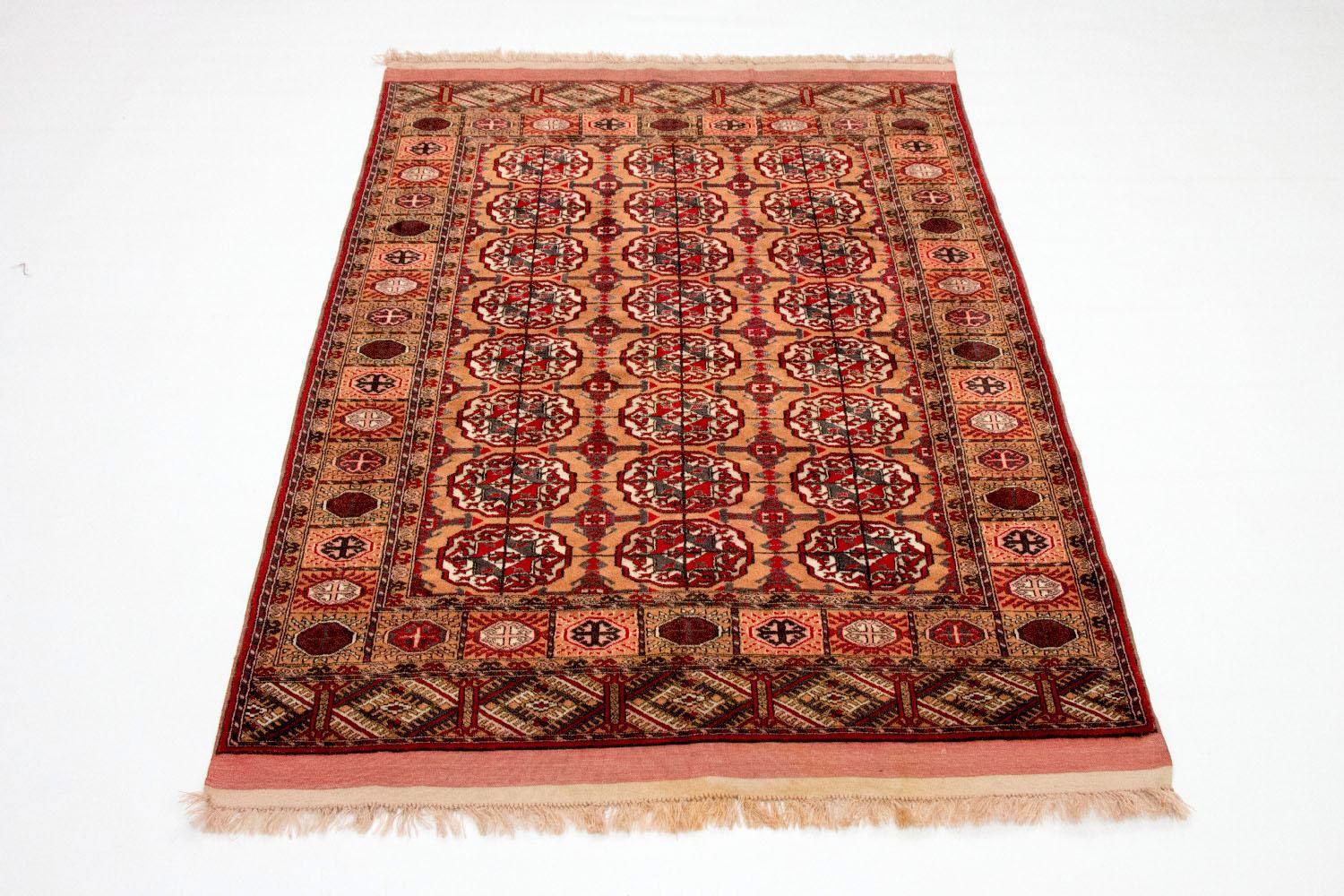 Afghan Rug - Bukhara - 156 x 122 cm - salmon