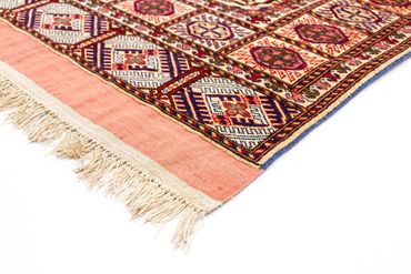 Runner Silk Rug - Afghan Silk - 284 x 82 cm - red