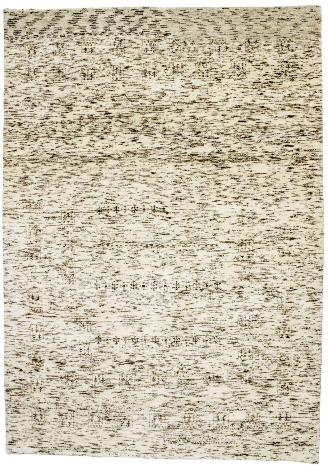 Wool Rug - 198 x 142 cm - beige