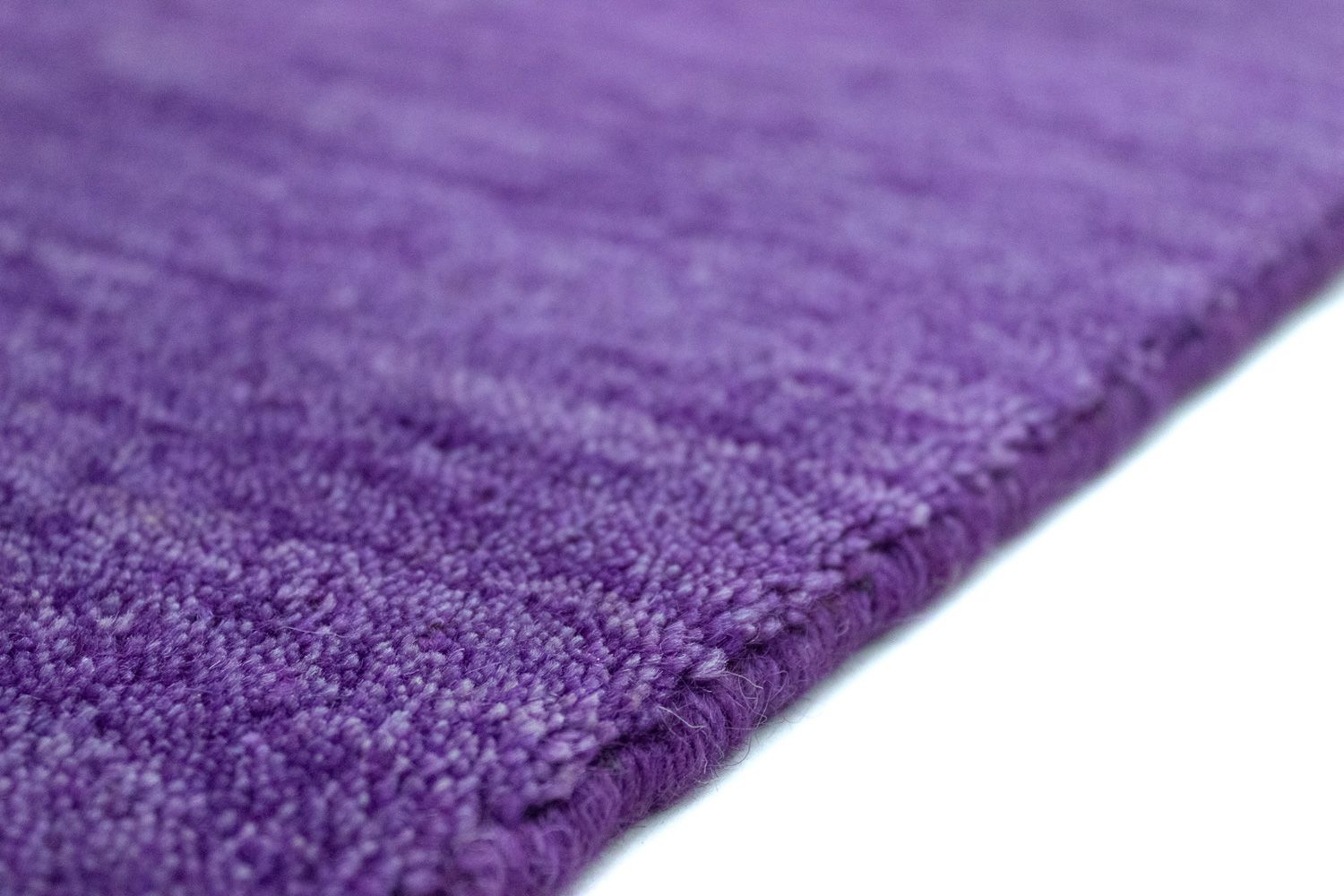 Runner Gabbeh Rug - Indus - 400 x 80 cm - purple