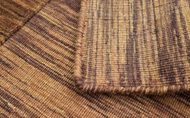 Wool Rug - 90 x 60 cm - brown