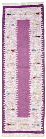 Runner Kelim Rug - Trendy - 250 x 80 cm - purple