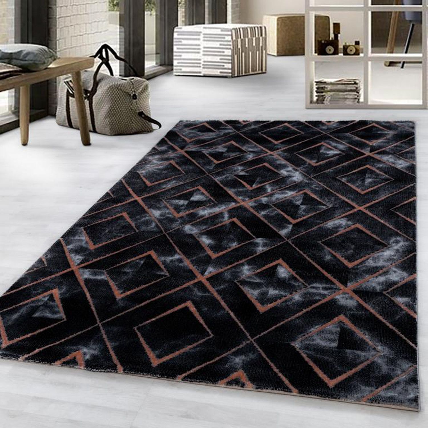 Low-Pile Rug - Nadia - rectangle