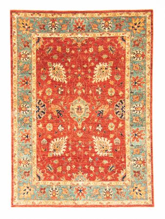 Afghan Rug - 201 x 149 cm - red