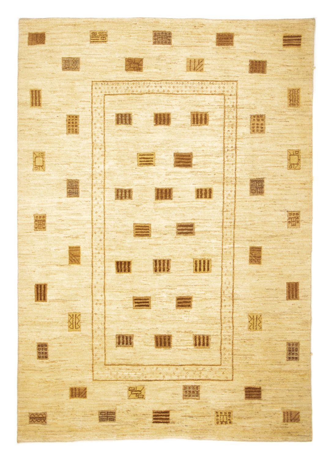 Gabbeh Rug - Perser - 228 x 168 cm - beige