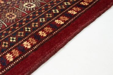 Afghan Rug - Bukhara - 240 x 203 cm - red