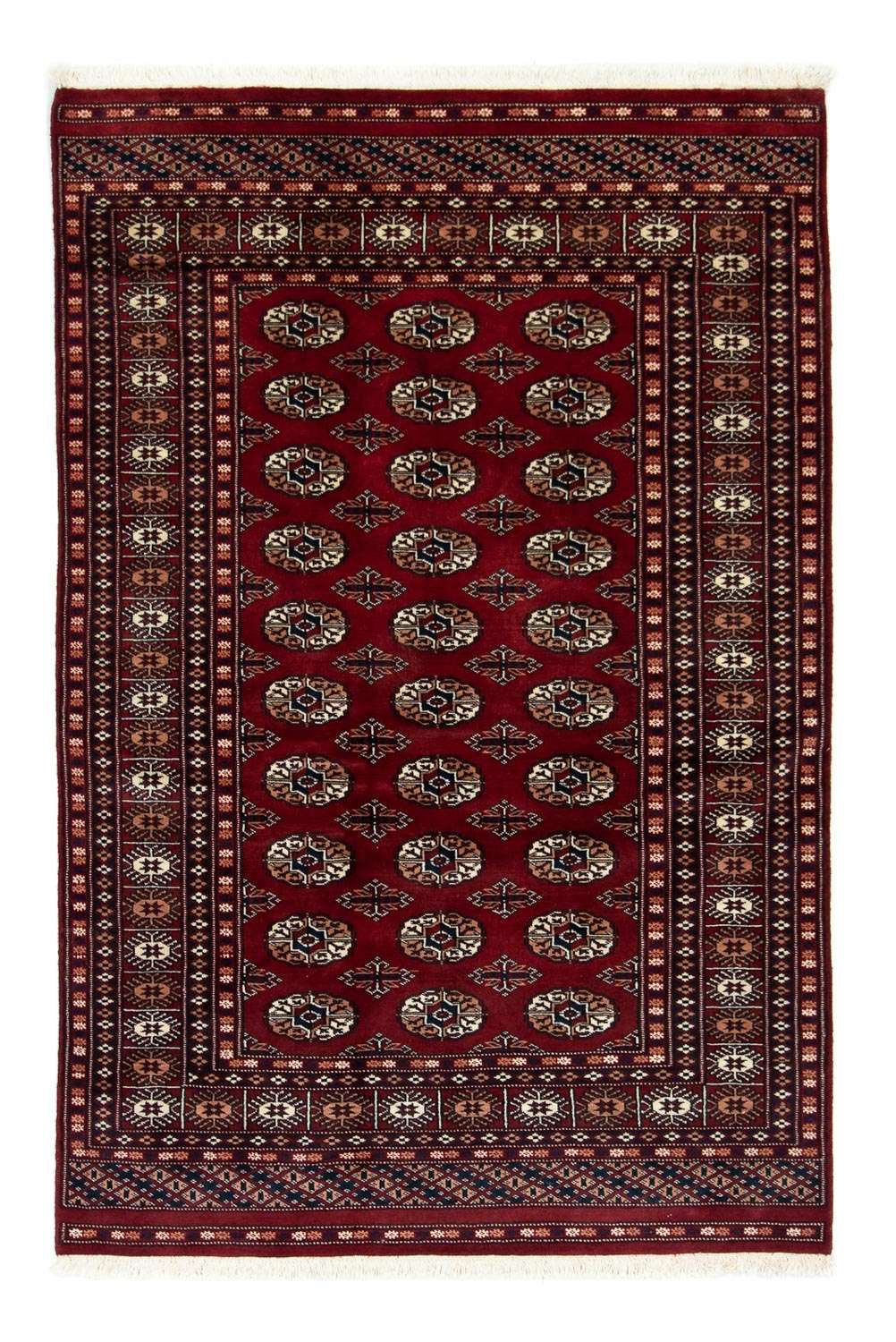 Afghan Rug - Bukhara - 186 x 121 cm - red