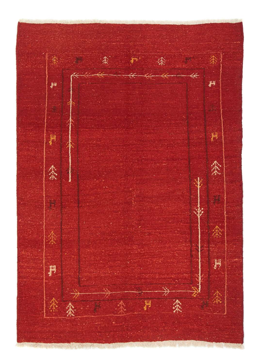 Gabbeh Rug - Perser - 200 x 142 cm - red
