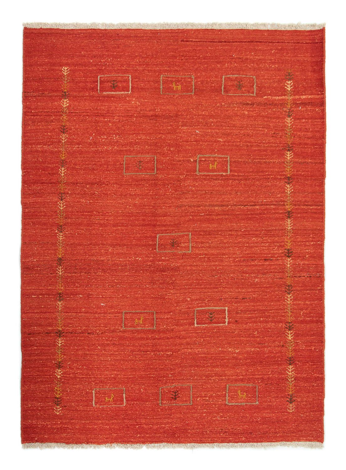 Gabbeh Rug - Perser - 198 x 143 cm - red