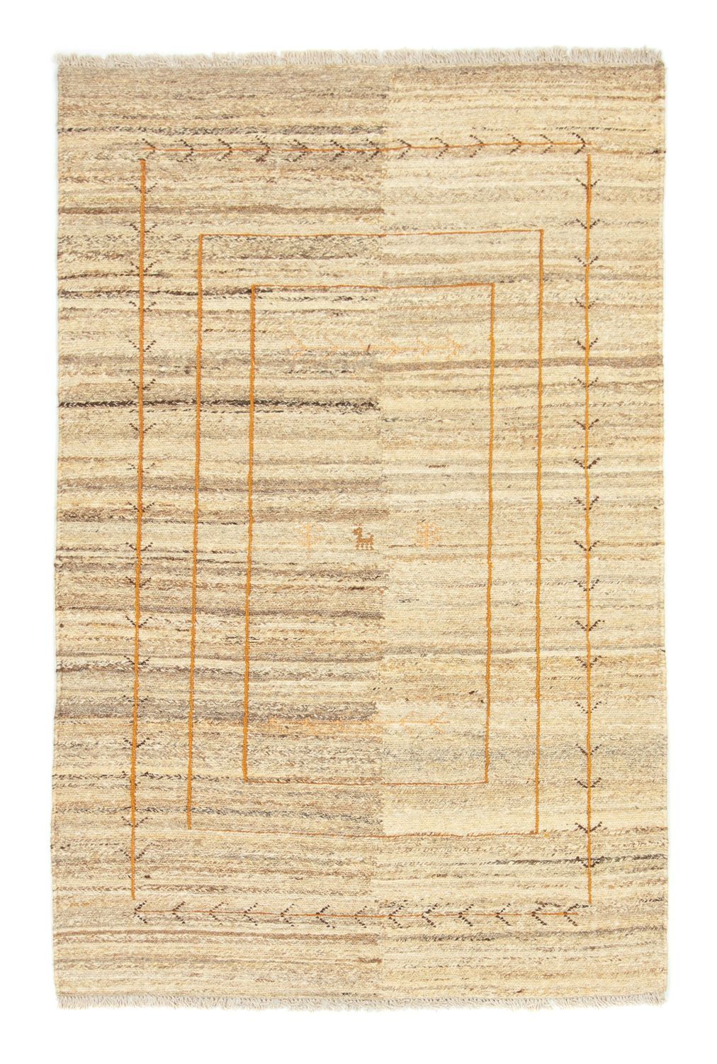 Gabbeh Rug - Perser - 180 x 114 cm - beige