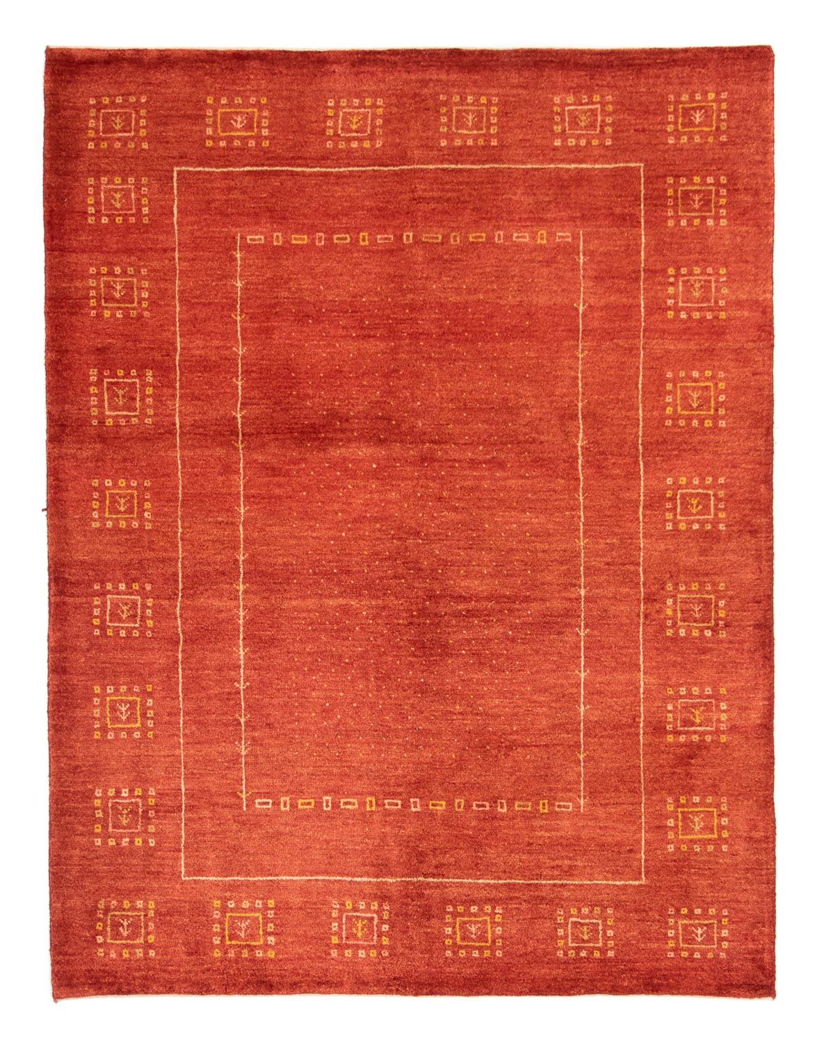 Gabbeh Rug - Perser - 194 x 150 cm - red