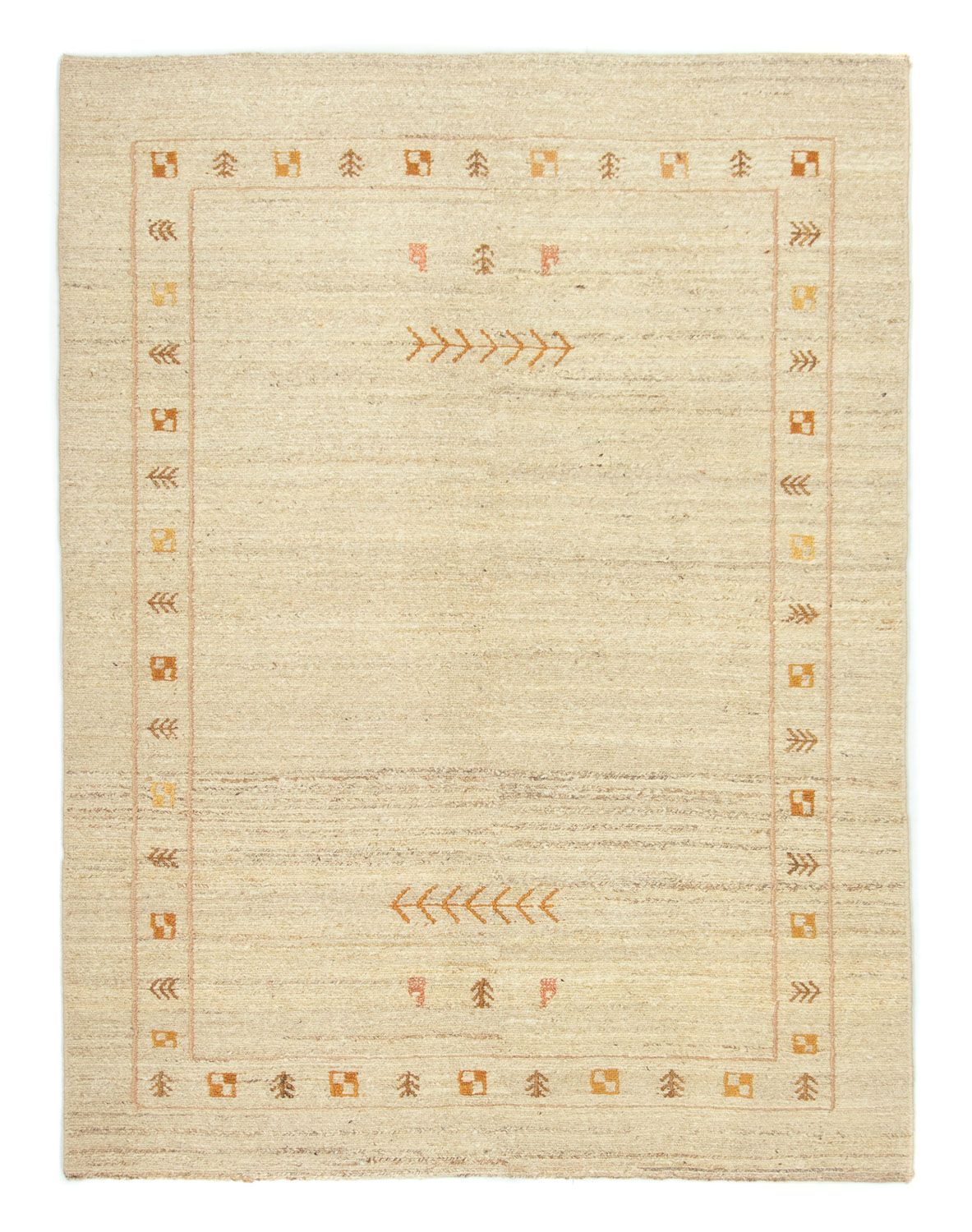 Gabbeh Rug - Perser - 193 x 147 cm - beige