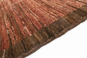 Gabbeh Rug - Loribaft Perser - 209 x 160 cm - light chocolate