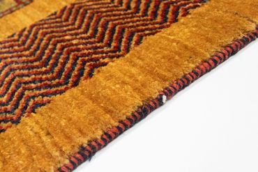 Gabbeh Rug - Loribaft Perser - 150 x 102 cm - gold