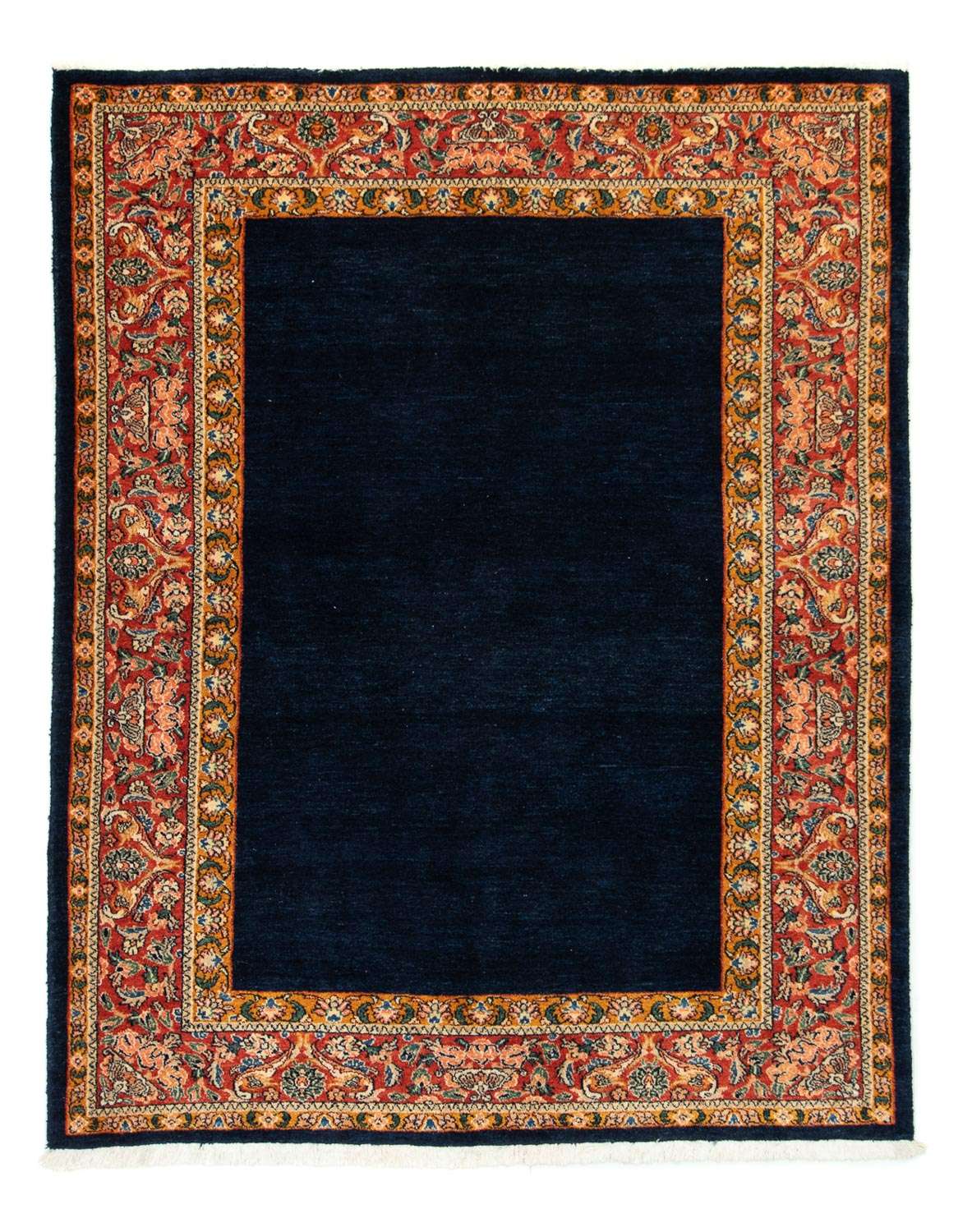 Gabbeh Rug - Loribaft Perser - 189 x 147 cm - dark blue