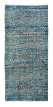 Runner Gabbeh Rug - Loribaft Perser - 188 x 86 cm - blue