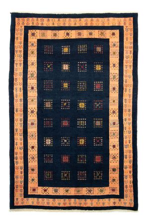 Gabbeh Rug - Loribaft Perser - 202 x 134 cm - dark blue