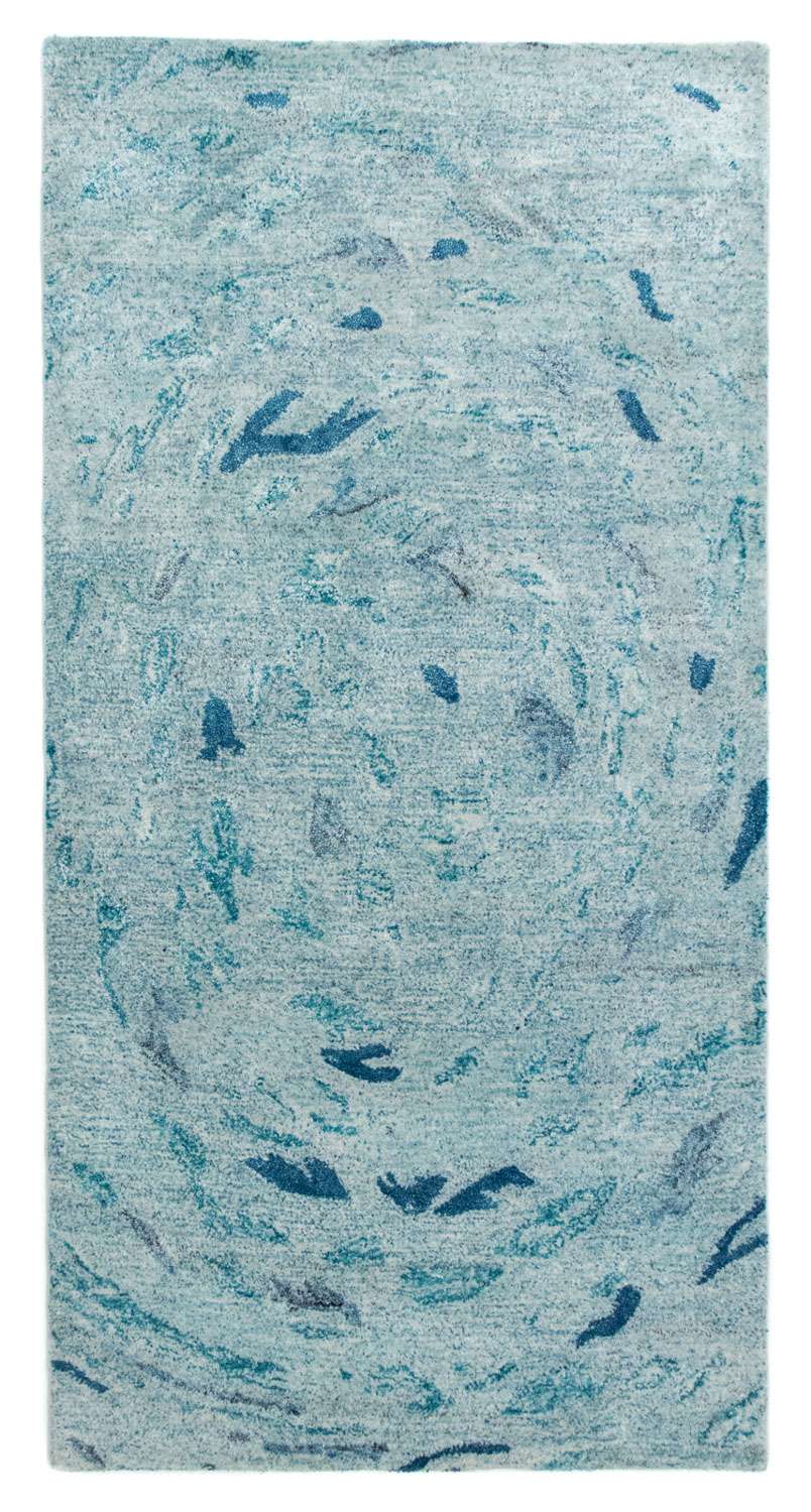 Designer Rug - 140 x 70 cm - turquoise