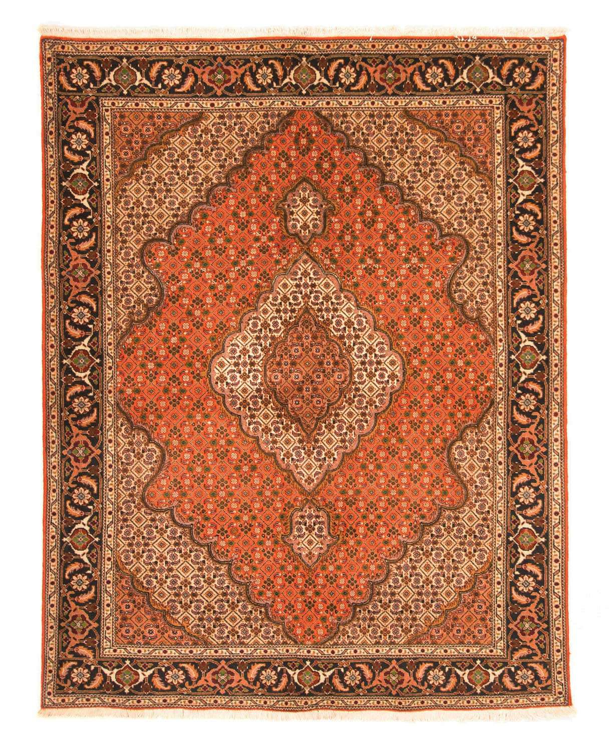 Perser Rug - Tabriz - 205 x 145 cm - rust