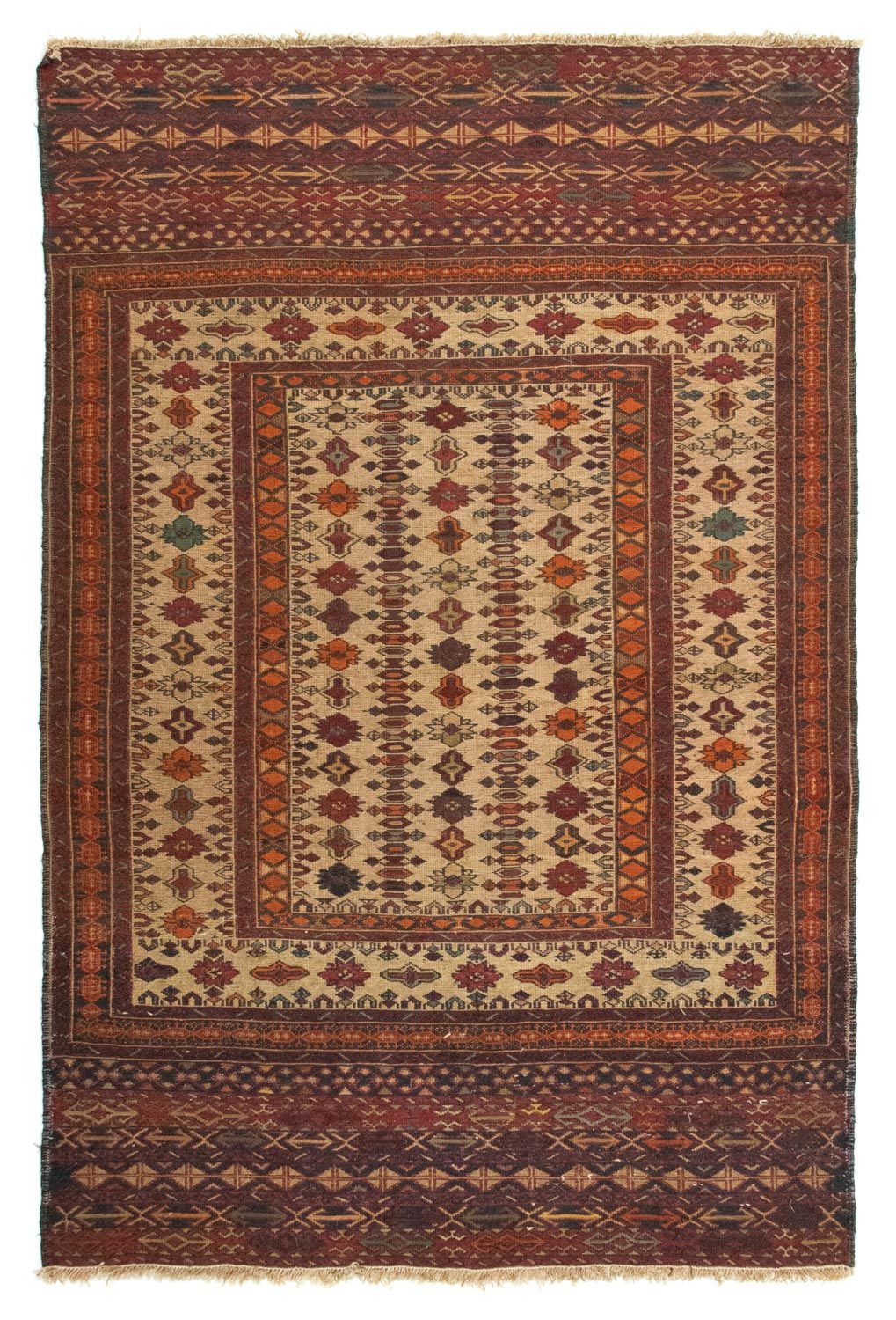 Kelim Rug - Oriental - 140 x 89 cm - multicolored