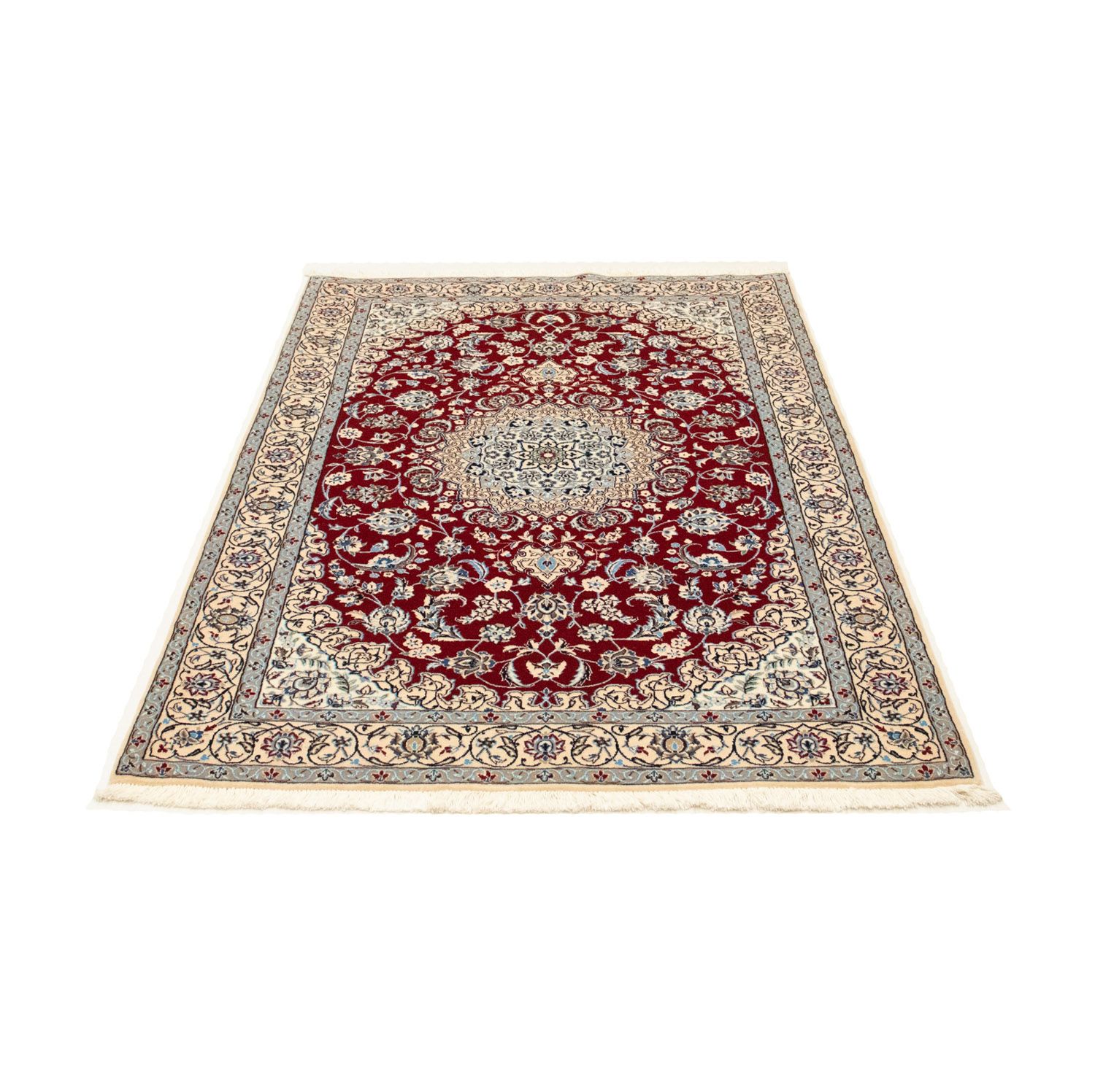 Perser Rug - Nain - Premium - 159 x 106 cm - red