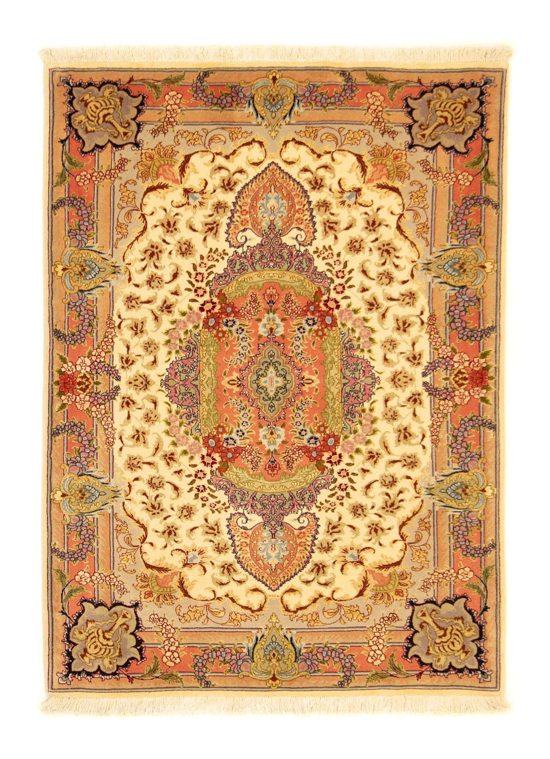 Perser Rug - Tabriz - Royal - 150 x 101 cm - beige