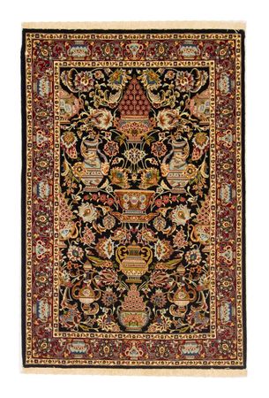 Perser Rug - Ghom - 149 x 101 cm - black