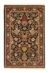 Perser Rug - Ghom - 149 x 101 cm - black