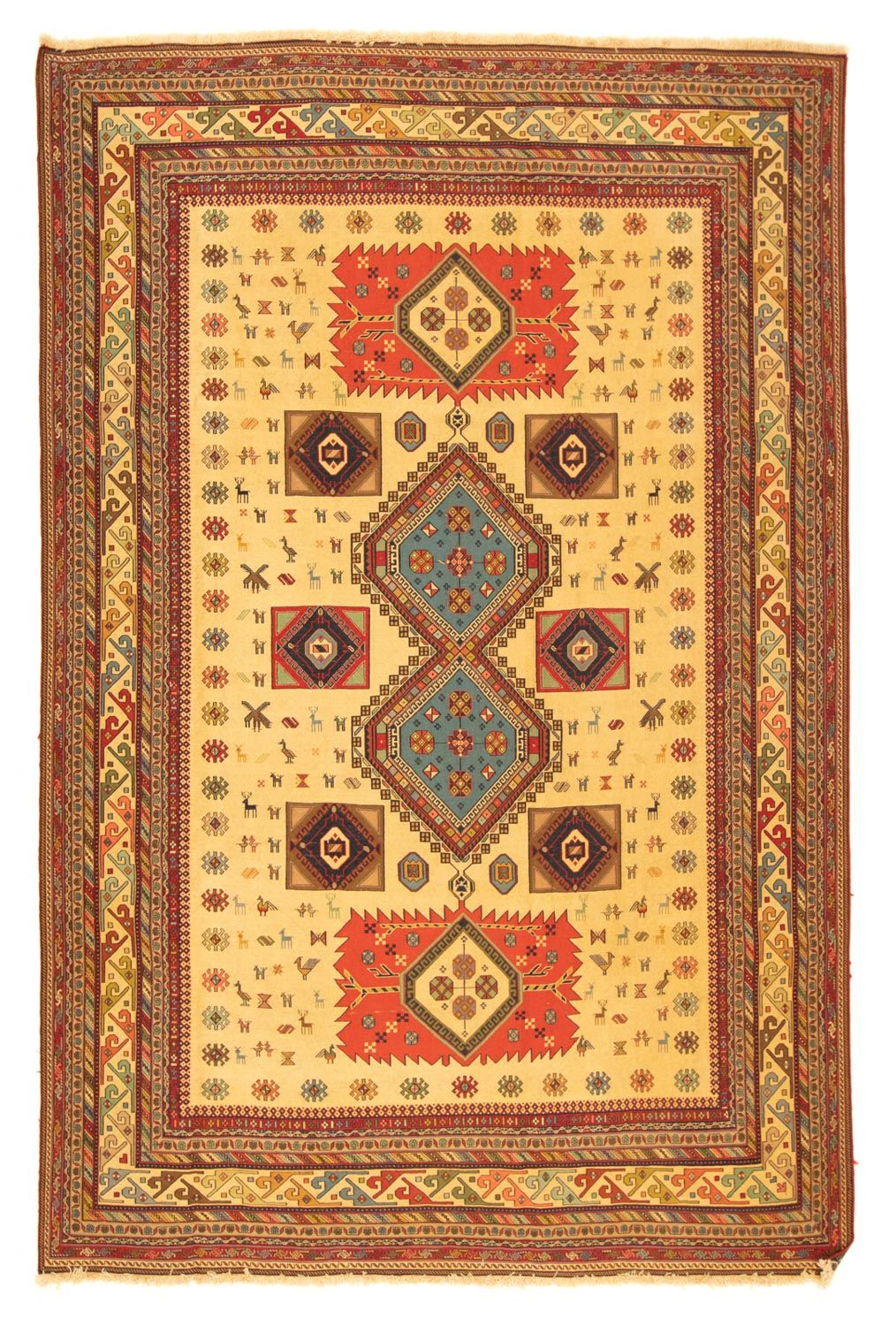 Perser Rug - Nomadic - 298 x 200 cm - gold