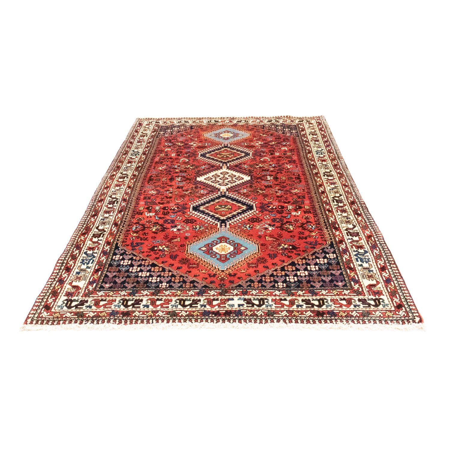 Perser Rug - Nomadic - 228 x 138 cm - red